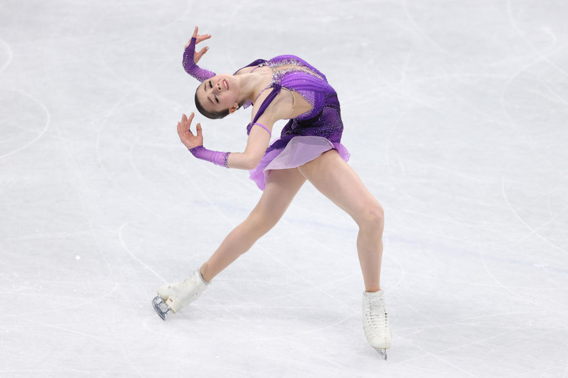 カミラ・ワリエワ(Photo by Catherine Ivill/Getty Images)
