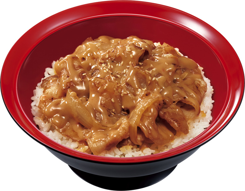 ゴマだれ豚カルビ丼