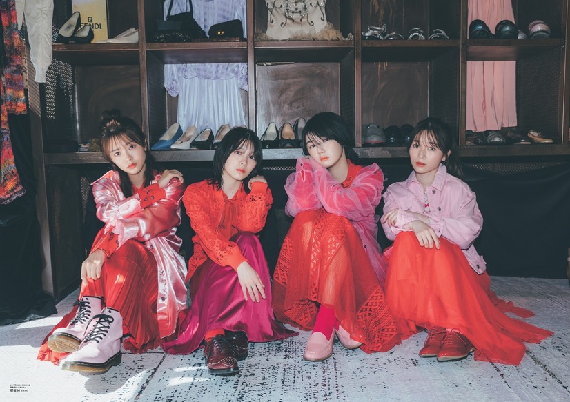 『B.L.T.』2022年5月号【別冊付録両面超ビッグポスター：田村保乃、藤吉夏鈴、森田ひかる、守屋麗奈（櫻坂46）】（c）東京ニュース通信社