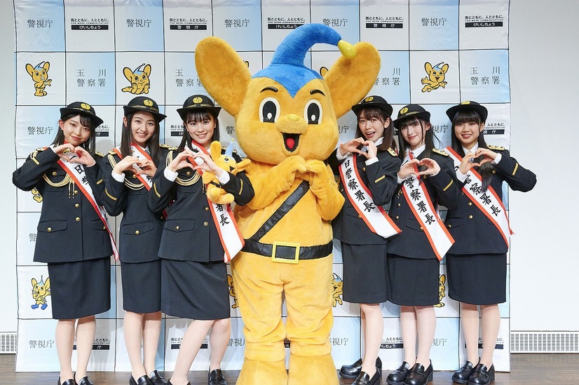 超ときめき宣伝部、凛とした制服姿で一日警察署長に！