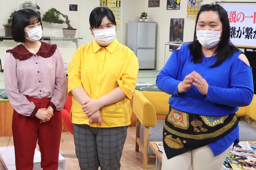 ぼる塾（きりやはるか、あんり、田辺智加）【撮影：浜瀬将樹】