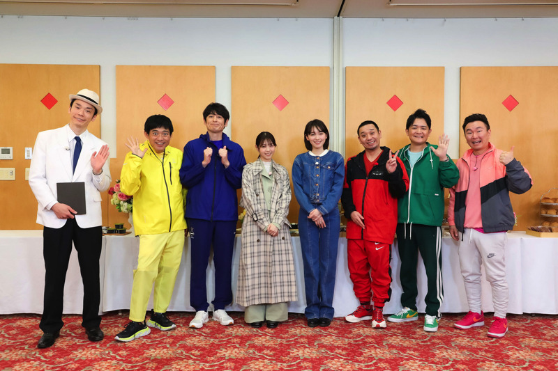 濱家隆一、博多華丸・大吉、西野七瀬、飯豊まりえ、千鳥、山内健司（C）関西テレビ