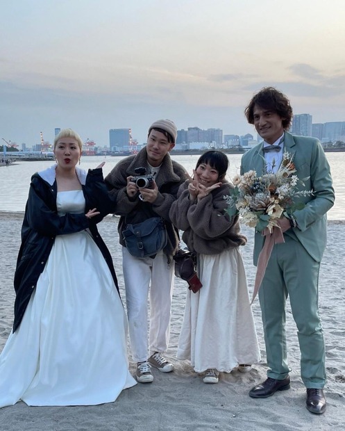 丸山桂里奈、本並健治、カメラマン