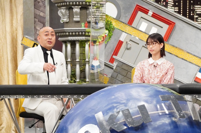 左から）長谷川雅紀（錦鯉）、森川葵（C）フジテレビ