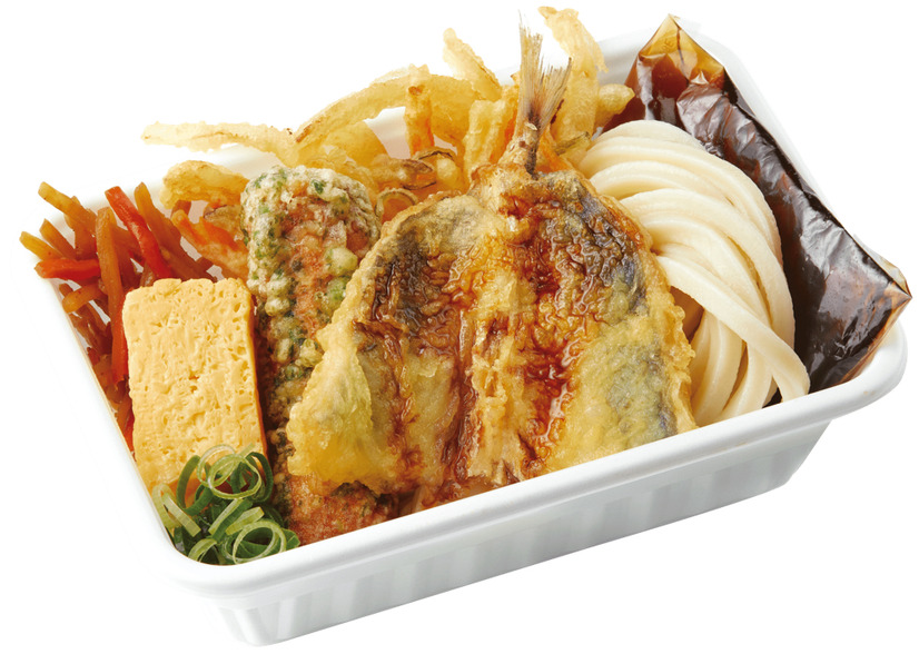 アジ天うどん弁当