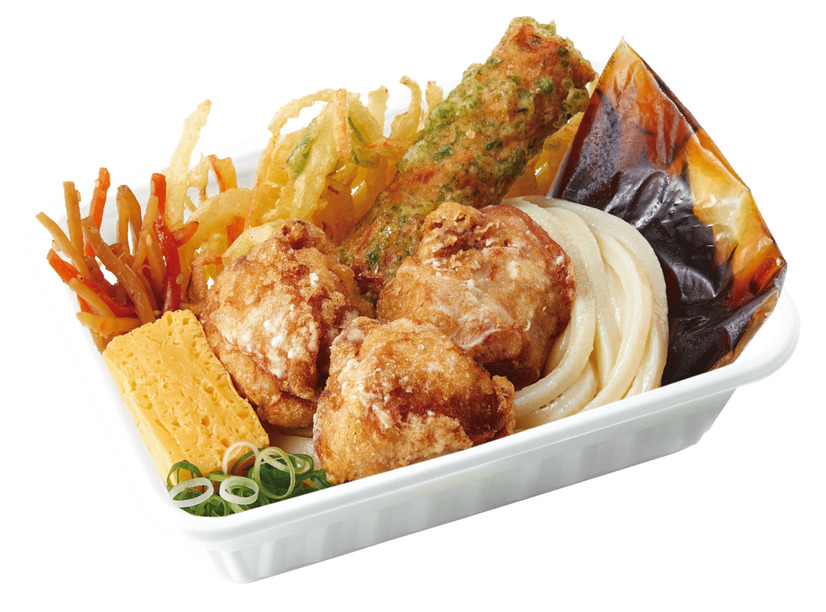 鶏ももから揚げうどん弁当