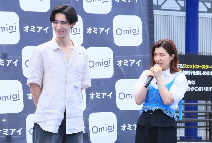 「Omiaiジェットコースターinよみうりランド」プレスイベント【撮影：小宮山あきの】