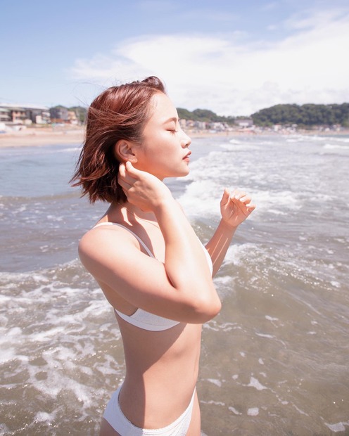 写真は田辺莉咲子の公式Twitterから（※写真は所属事務所より掲載許諾をもらってます）