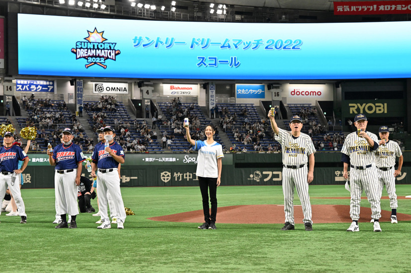 サントリードリームマッチ２０２２・始球式