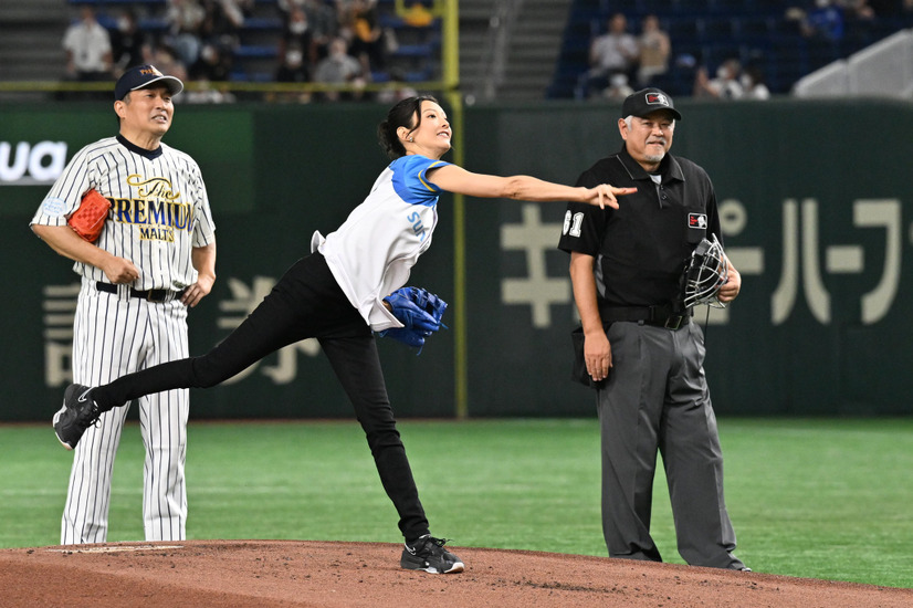 サントリードリームマッチ２０２２・始球式