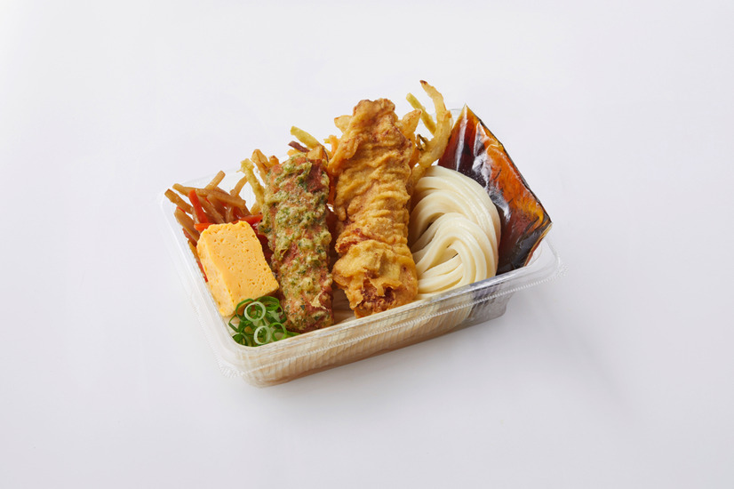かしわ天うどん弁当