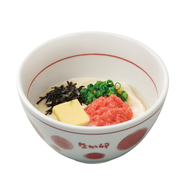 なか卯、博多明太子を使った「明太子クリームうどん」新発売！