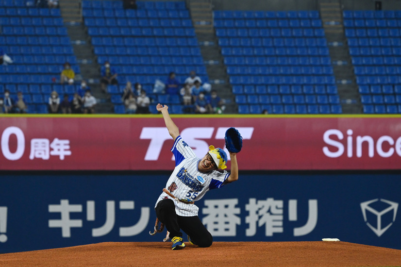 さかなクンが始球式に登場「今日は夢のようでギョざいます」