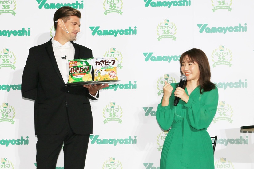 「わさビーフ35周年記念キャンペーン発表会」【撮影：小宮山あきの】