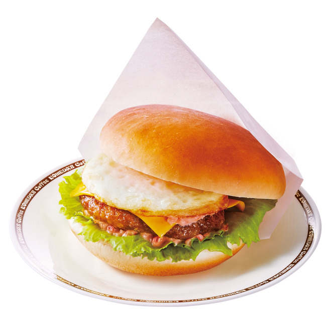 コメダ珈琲店から満月をイメージした新バーガー