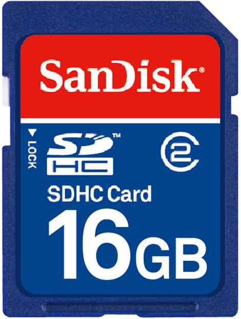 SanDiskスタンダード SDHCカード 16GB