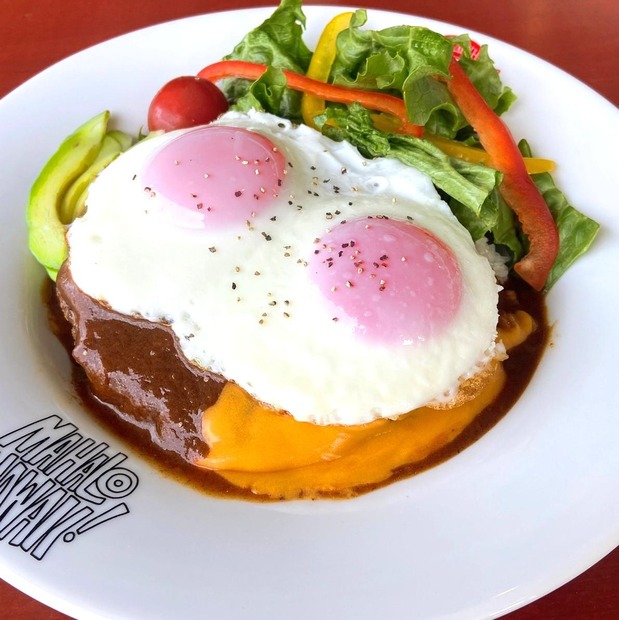 近畿エリア目玉焼きロコモコ丼(MAHALO HAWAII)