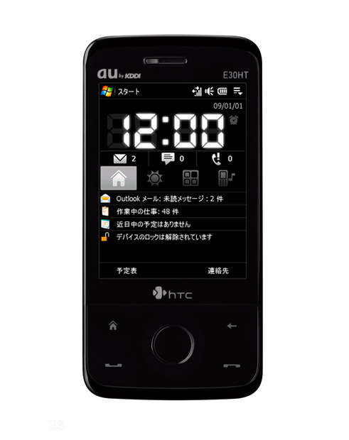 au初のスマートフォン「E30HT」