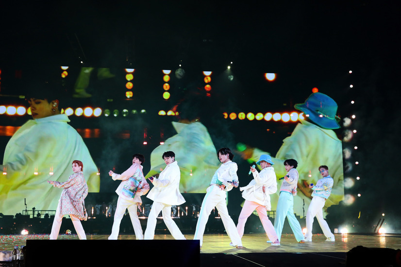 『BTS: PERMISSION TO DANCE ON STAGE –LA』（C）2022 BIGHIT MUSIC & HYBE. All Rights Reserved.