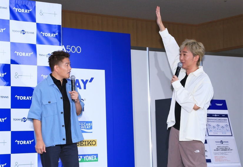 スピードワゴン(井戸田潤、小沢一敬)【撮影：小宮山あきの】