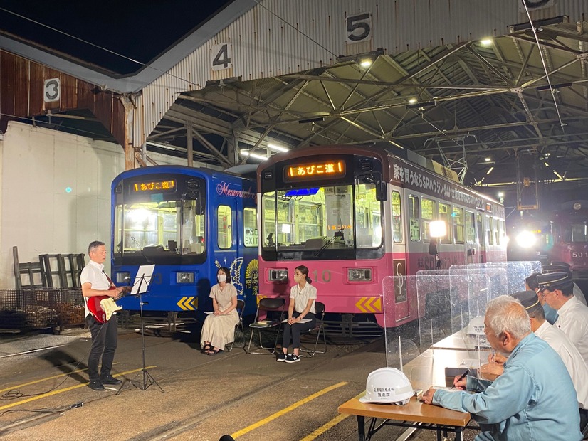 阪堺電車ロケ写真（c）カンテレ