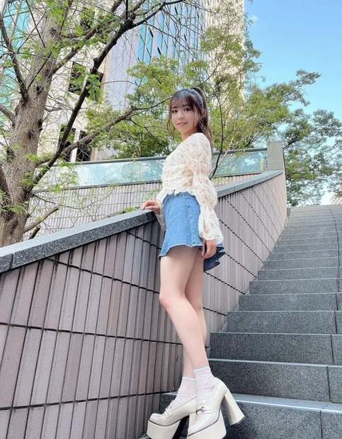 写真は貞野遥香（NMB48）の公式Instagramから（※写真は所属事務所より掲載許諾をもらってます）