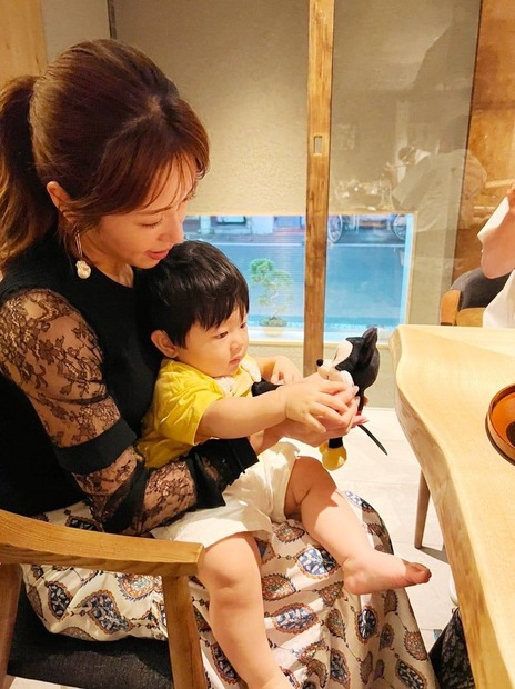 くみっきー、息子