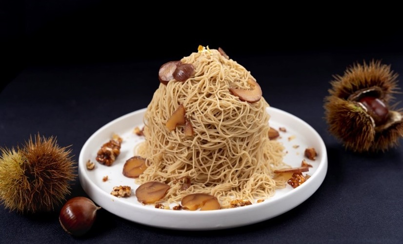 和栗モンブランパンケーキ（1,900円）