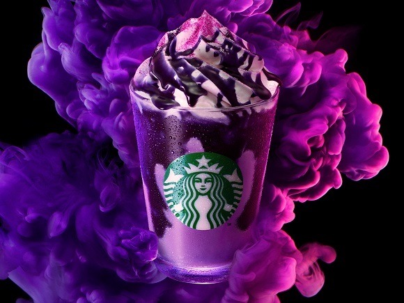 スタバ、ハロウィン仕様の新商品「パープル ハロウィン フラペチーノ」