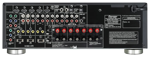 VSA-1019AHの本体背面