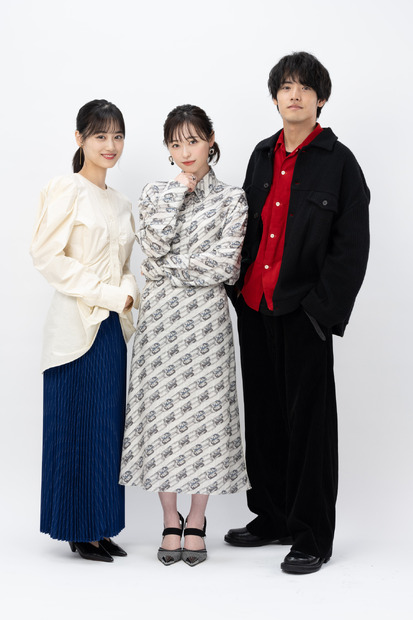 山下美月、福原遥、赤楚衛二（C）NHK