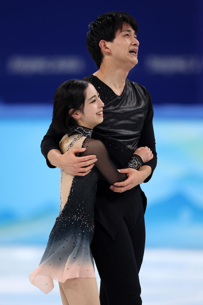 フィギュアスケートペア選手・三浦璃来＆木原龍一(Photo by Matthew Stockman/Getty Images)