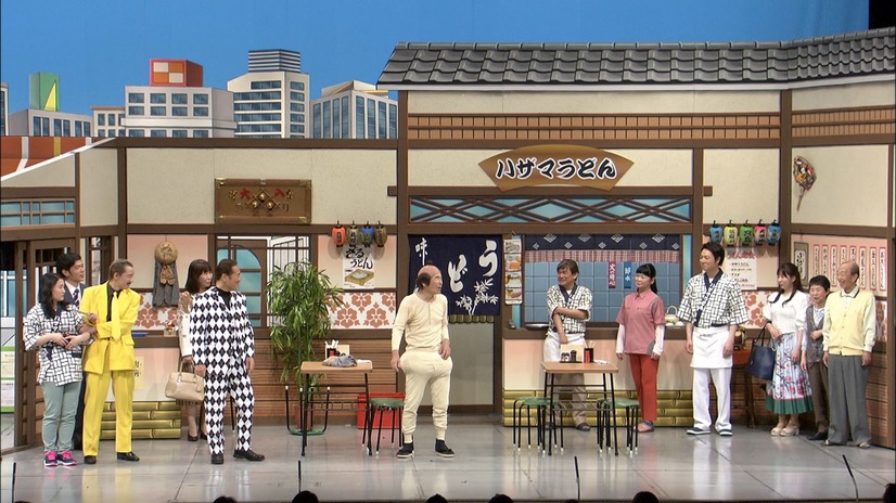 （左から）佐藤美優、住吉大和、アキ、浅香あき恵、辻本茂雄、間寛平、内場勝則、未知やすえ、信濃岳夫、前田まみ、若井みどり、やなぎ浩二