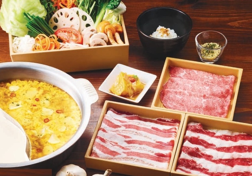 しゃぶしゃぶ温野菜からたっぷりにんにくの濃厚鍋登場