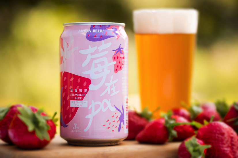 「台湾金牌ビール」から現地でも人気のストロベリーフレーバーが冬季限定で登場
