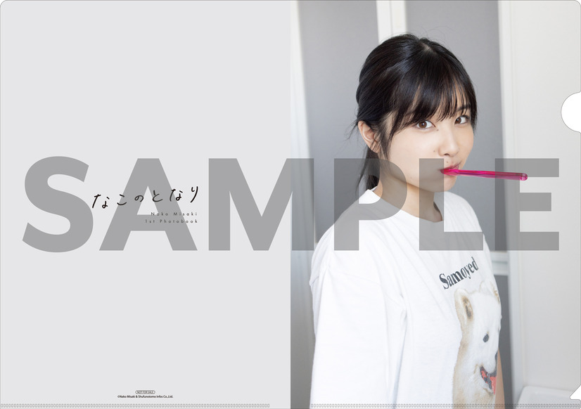 岬なこ 1st写真集『なこのとなり』(主婦の友社)アニメイト特典クリアファイル