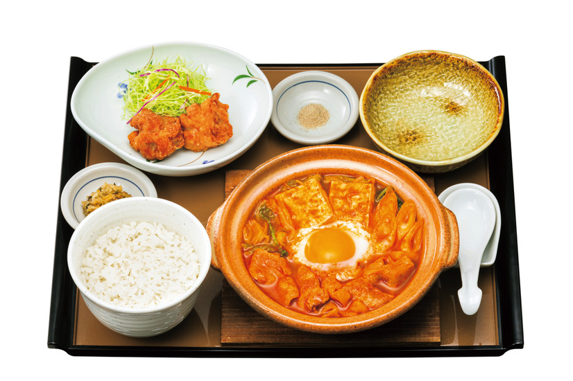 やよい軒、体の芯からあたたまる「チゲ定食」「しょうが鍋定食」15日から発売