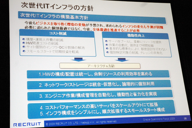 次世代インフラの方針