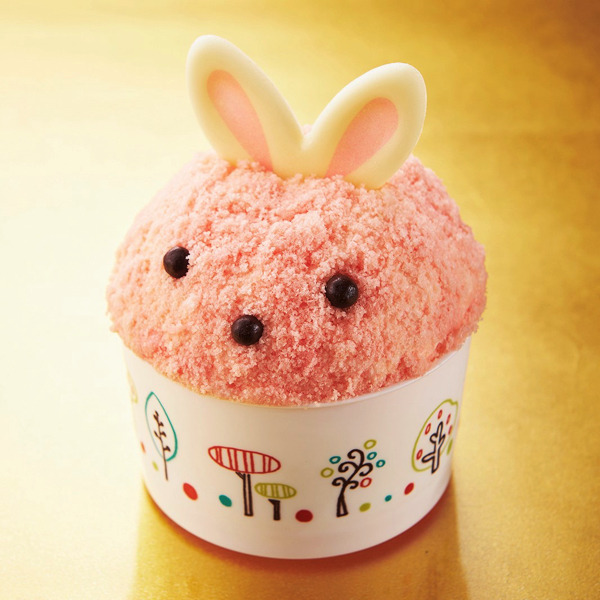 賀正ケーキ かわいいうさぎちゃん