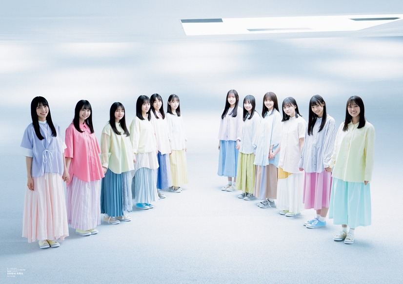 『B.L.T.2023年2月号』【ローソンエンタテインメント購入特典両面ポスター：日向坂46四期生】（c）東京ニュース通信社