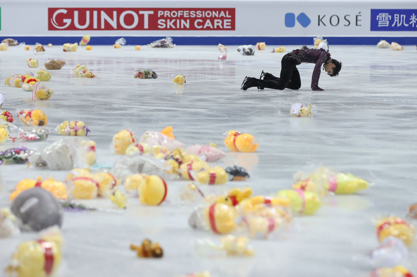 羽生結弦 (Photo by Jonathan Moscrop/Getty Images)