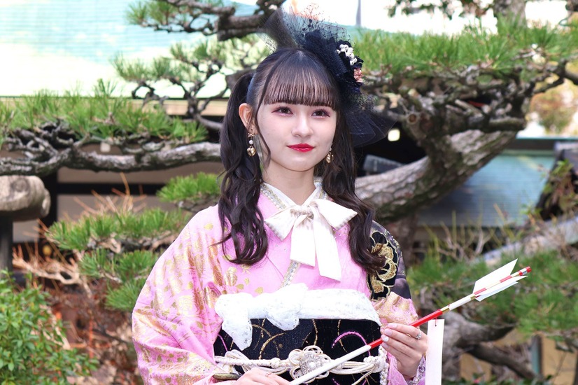 NMB48・佐⽉愛果【撮影：浜瀬将樹】