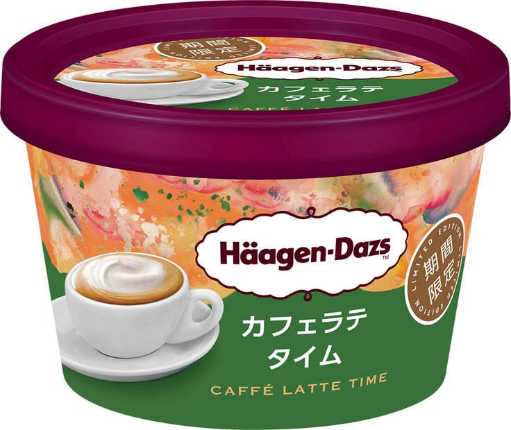ハーゲンダッツ、ミニカップ「カフェラテタイム」期間限定販売