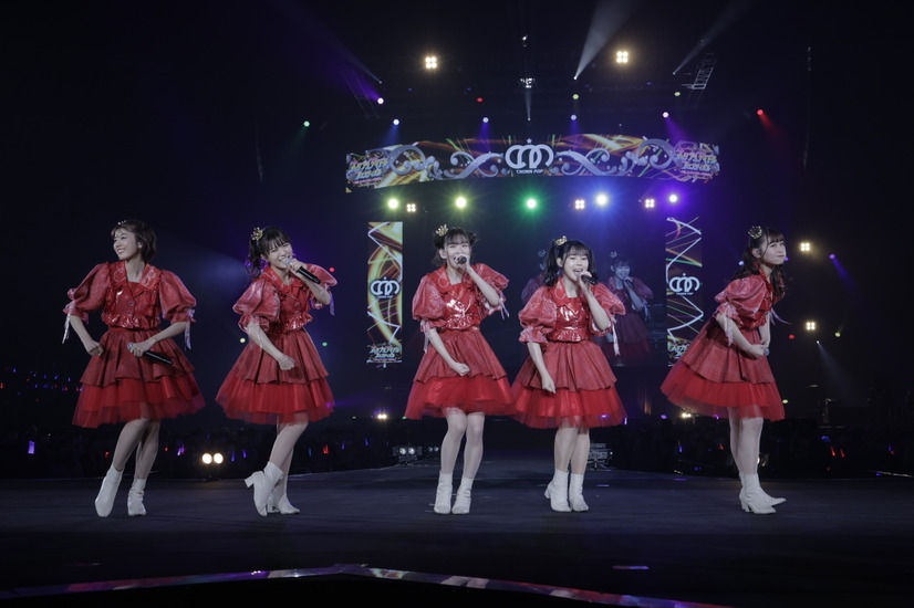 「CROWN POP」（C）ニッポン放送「スタプラアイドルフェスティバル～今宵、シンデレラグループが決まる～powered by スタプラアイドルラジオ」