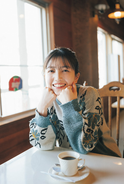 『B.L.T.2023年3月号』【セブンネットショッピング購入特典ポストカード：久保史緒里（乃木坂46）】（出版社：東京ニュース通信社、撮影：前康輔）