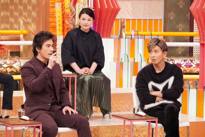 木村拓哉、伊藤英明、島崎和歌子（C）フジテレビ