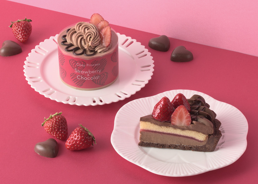 銀座コージーコーナー、バレンタインシーズン向け“苺＆チョコ”スイーツ発売