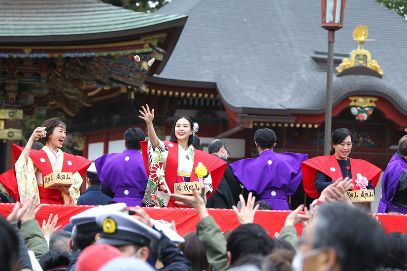 白河れい、成田山新勝寺の豆まき式に登場！「子供の頃は父（元貴乃花）が鬼役」と思い出も