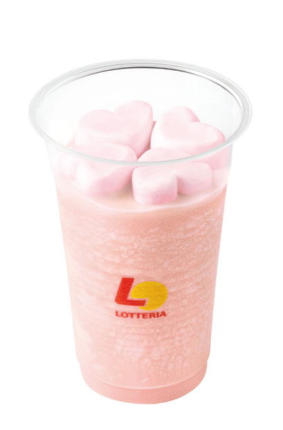 ひんやりしあわせ♡バレンタイン シェーキ（いちごミルク風味）
