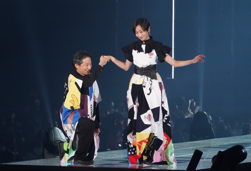 ひろゆき、西村ゆか【写真：竹内みちまろ】